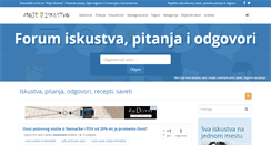 Desktop Screenshot of mojeiskustvo.com