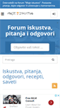 Mobile Screenshot of mojeiskustvo.com